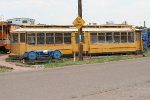 Another bus on rail wheels 